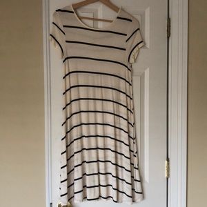 Striped t-shirt dress
